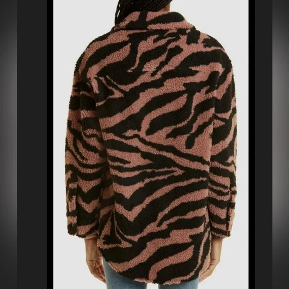 Pistola Lynn Oversized Shearling Jacket - Picture 4 of 9